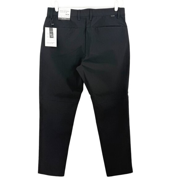 Projek Raw Mens Breathable dri:flex 360 Nylon Stretch Black Tech Pants 36x30 NWT - Picture 2 of 10
